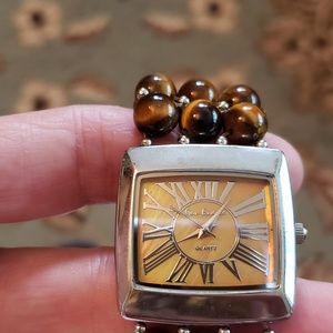 GENUINE TIGER'S EYE WATCH
